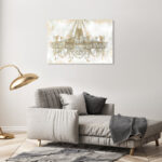 Fashion and Glam Palace Chandelier, Modern and Canvas Wall Art Print for Living Room - Image 5