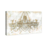 Fashion and Glam Palace Chandelier, Modern and Canvas Wall Art Print for Living Room - Image 4