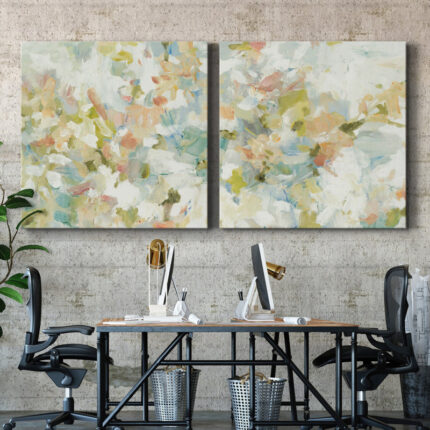 Felan ” Felan Floral Blush ” 2 – Pieces - Chic Decora