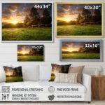 Fenced Ranch at Sunrise' Photographic Print - Image 3