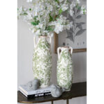 Flower Vase - Green/White - Image 6