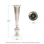 Fonseca Aluminum Floor Vase - Image 3