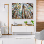 Forest Colors by Studio Arts Canvas Wall Art Print with Taupe Frame - 43" x 57" - Image 7