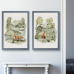 Fox Glen I - 2 Piece Framed Painting Print Set