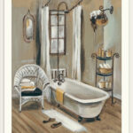French Bathroom " French Bath II " by Silvia Vassileva