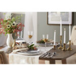 French Perle Giftware White 8" Fluted Vase - Image 7