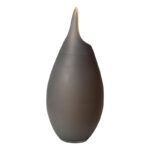 Frosted Vase w/Amber Casing - Image 7