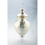 Fulks Handmade Glass Apothecary Jar