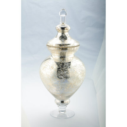 Fulks Handmade Glass Apothecary Jar - Chic Decora