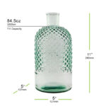 Gabilan Handmade Glass Decorative Bottle - Image 2