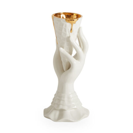 Gilded Muse I-Scream Vase - Chic Decora