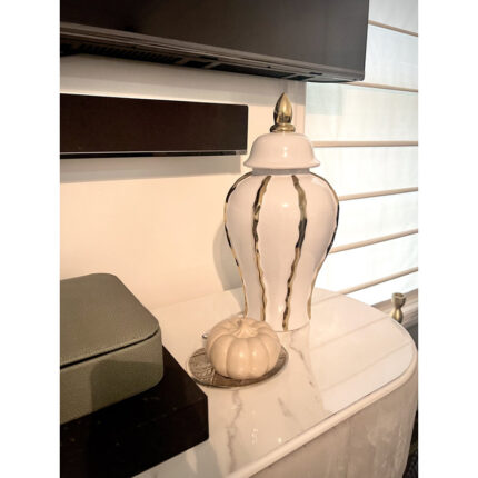 Gingell Handmade Ceramic / Porcelain Ginger Jar - Chic Decora