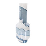 Glacier Bay Layered Cylindrical Glass Vase- Tall - Image 2