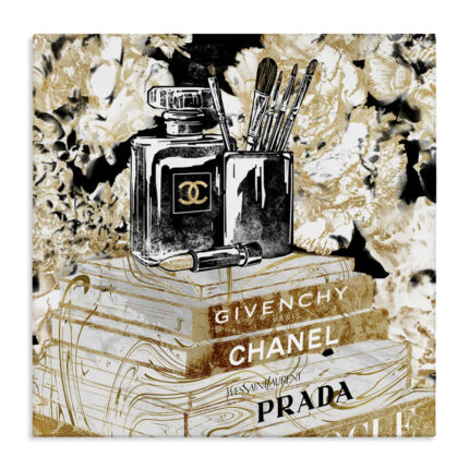 Glam Designer Accessories Women’s Fashion Book Detail by Ziwei Li – Graphic Art Print - Chic Decora