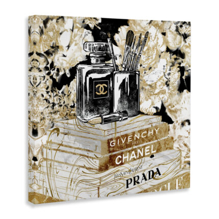 Glam Designer Accessories Women’s Fashion Book Detail by Ziwei Li – Graphic Art Print - Chic Decora