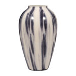 Glam Glass Vase with Sculptural Silhouette and Elegant Contemporary Design for Modern Home Decor Display Accent - Image 2