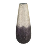 Glass Crackled Textured Vase - Image 3