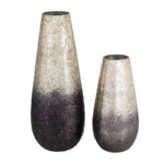 Glass Crackled Textured Vase - Image 6