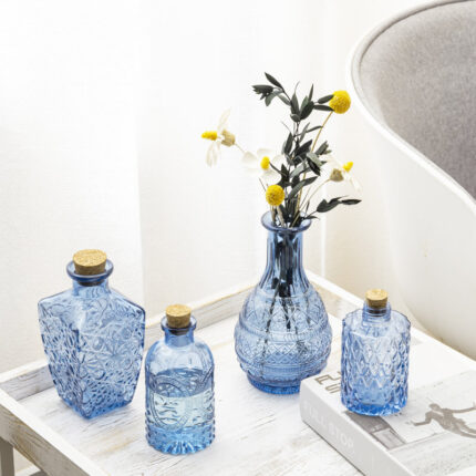 Glass Decorative Bottle - Chic Decora