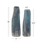 Glass Handmade Blown Decorative Vase Set - Image 3