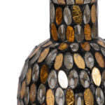 Glass Vase with Mosaic Detailing in Glam Style Design - Sleek Decorative Modern Accent Made from Durable Glass for a Stylish Versatile Display in Any Glam-Inspired Interior Setting - Image 3