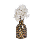Glass Vase with Mosaic Detailing in Glam Style Design - Sleek Decorative Modern Accent Made from Durable Glass for a Stylish Versatile Display in Any Glam-Inspired Interior Setting - Image 6