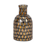 Glass Vase with Mosaic Detailing in Glam Style Design - Sleek Decorative Modern Accent Made from Durable Glass for a Stylish Versatile Display in Any Glam-Inspired Interior Setting - Image 7