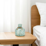 Glass Vase with Textured Round Accents and Twine Detail, Handcrafted Decorative Design with Unique Artisan Appeal, Durable Glass Construction with Natural Decorative Rope Embellishment - Image 2