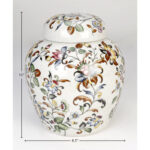 Glennville 10'' Porcelain Ginger Jar - Image 3