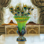 Grand Plumage Peacock Table Vase - Image 5