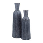 Grooved Glass Vase - Image 7
