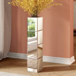 Gudrun Handmade Square Glass Floor Vase - Image 4