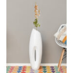 Hada White Floor Vase - Image 4