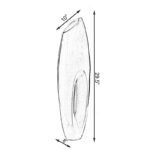 Hada White Floor Vase - Image 5