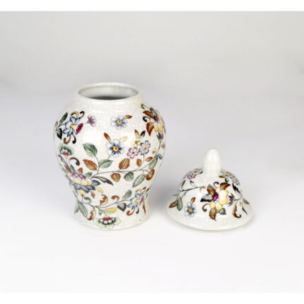 Hahira 10.5” Porcelain Ginger Jar - Chic Decora