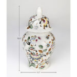 Hahira 10.5'' Porcelain Ginger Jar - Image 3