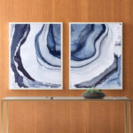 Hallandale Ethereal Diptych 2-Piece Framed Canvas Wall Art Set