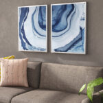 Hallandale Ethereal Diptych 2-Piece Framed Canvas Wall Art Set - Image 2