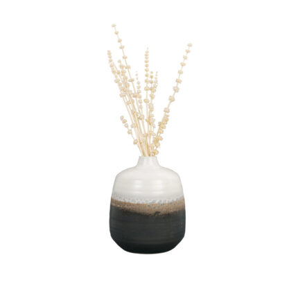 Hamayak OmbrÃ© Ceramic Vase with Reactive Glaze - Chic Decora