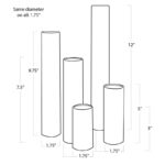 Hammered Stainless Steel Table Vase - Image 4