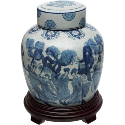 Handmade Ceramic / Porcelain Ginger Jar - Chic Decora