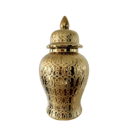 Handmade Ceramic / Porcelain Ginger Jar - Chic Decora