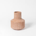 Handmade Ecomix Decorative Vase with Ribbed Detailing - Modern Accent for Home Decor - Image 5