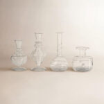 Handmade Glass Table Vase (Set of 4)