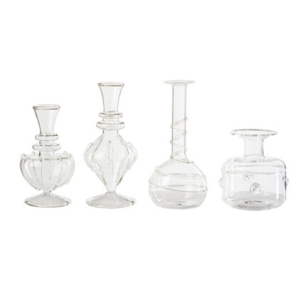 Handmade Glass Table Vase (Set of 4) - Chic Decora