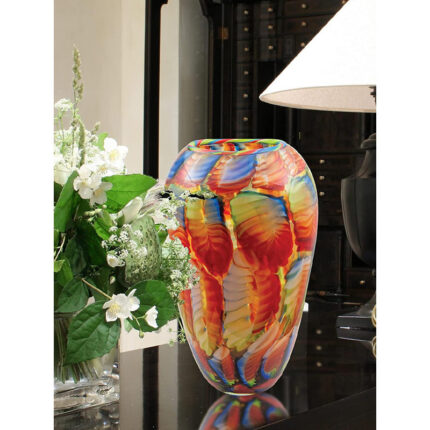 Handmade Glass Table Vase - Chic Decora