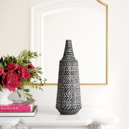 Handmade MDF Wood Table Vase - Chic Decora