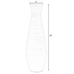 Handmade Wood Floor Vase - Image 5