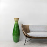 Handmade Wood Floor Vase - Image 3