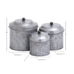Hasler Metal Kitchen Canister Set - Image 5